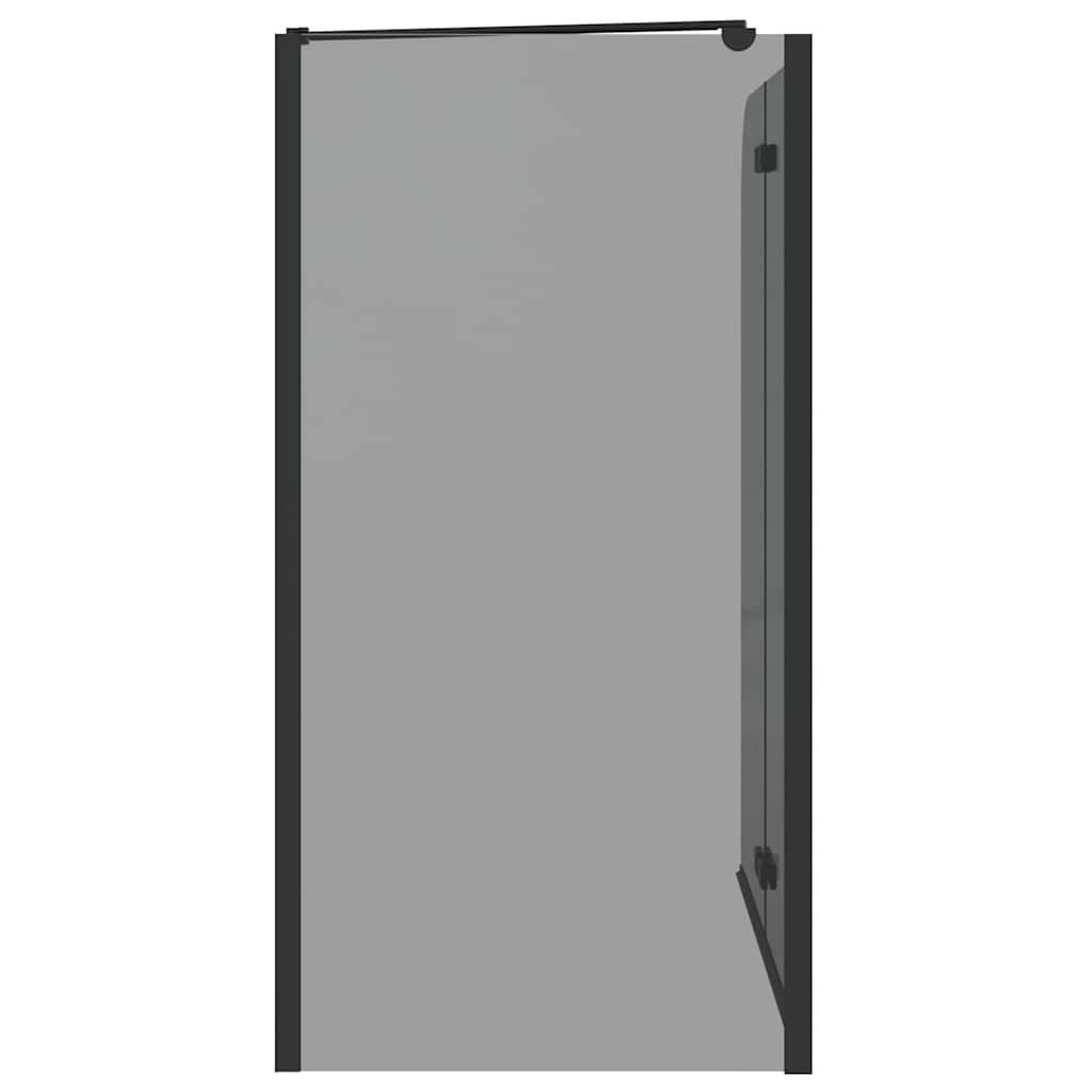 Suihkuseinä Musta 120 X 68 X 130 Cm Esg-Lasi Ja Alumiini