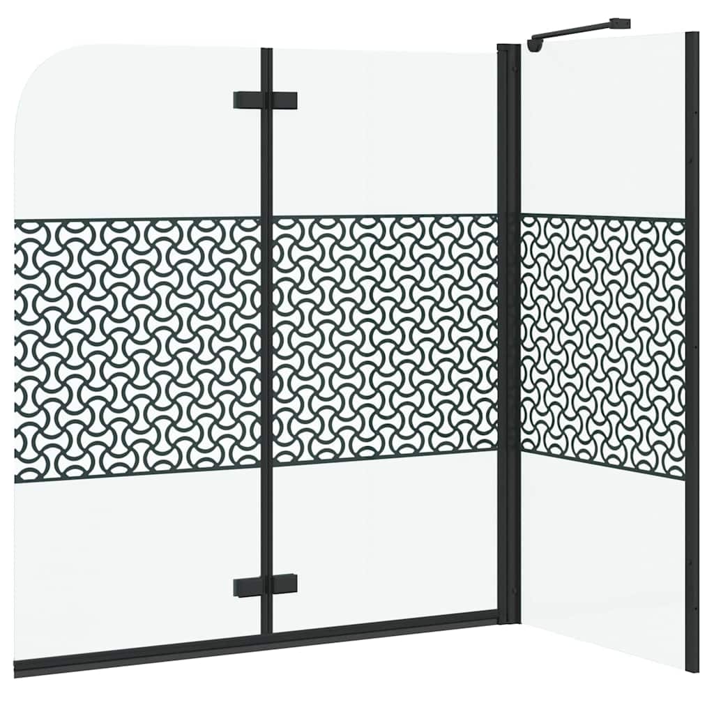 Kylpyhuoneen Kuvaus Geometrinen Musta 120 X 67 X 129 Cm