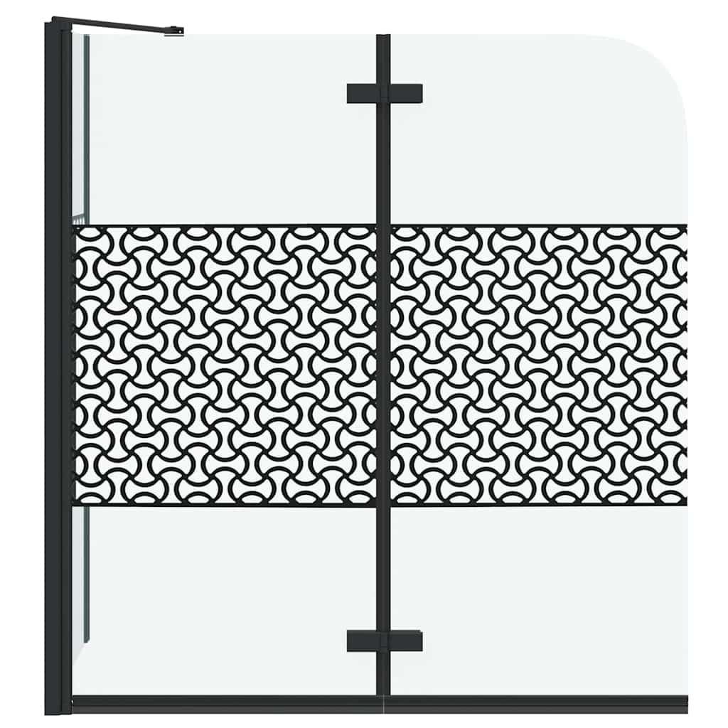 Kylpyhuoneen Kuvaus Geometrinen Musta 120 X 67 X 129 Cm