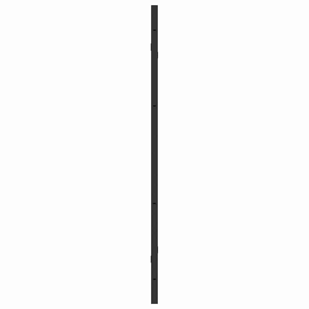 Suihkuseinä Musta 130 X 138 Cm Esg-Lasi Ja Alumiini