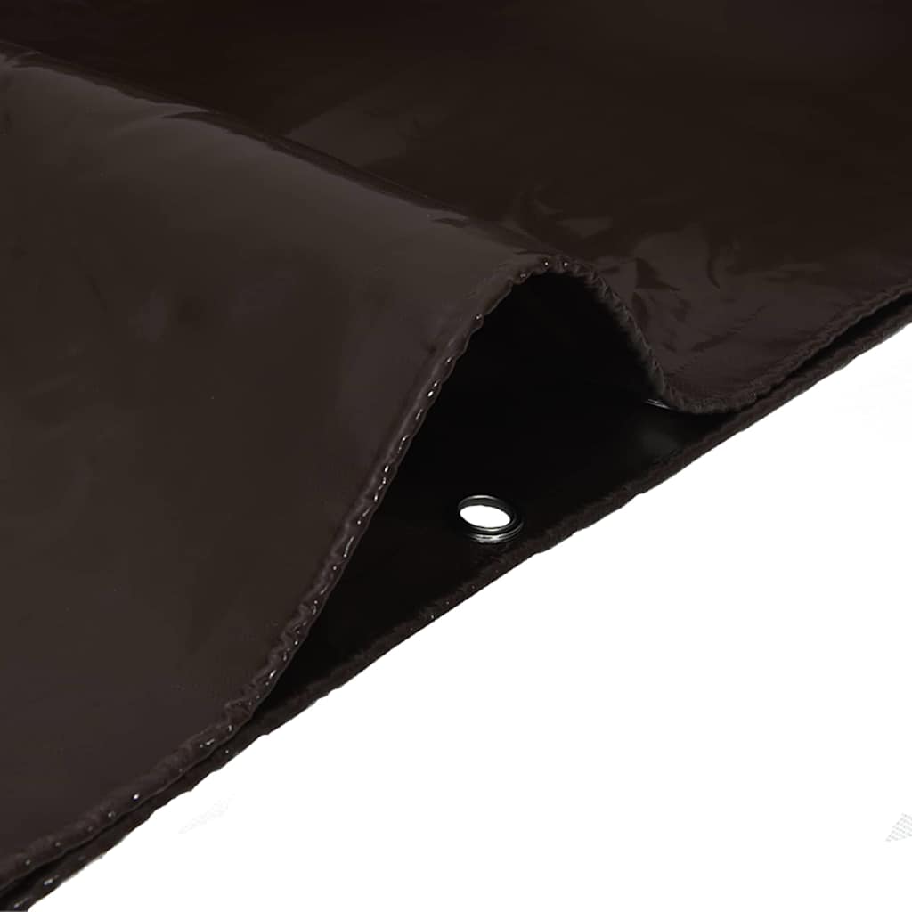 Pressu 650G / M² Ruskea 5 X 6 M Kangas Pvc-Pinnoitteella