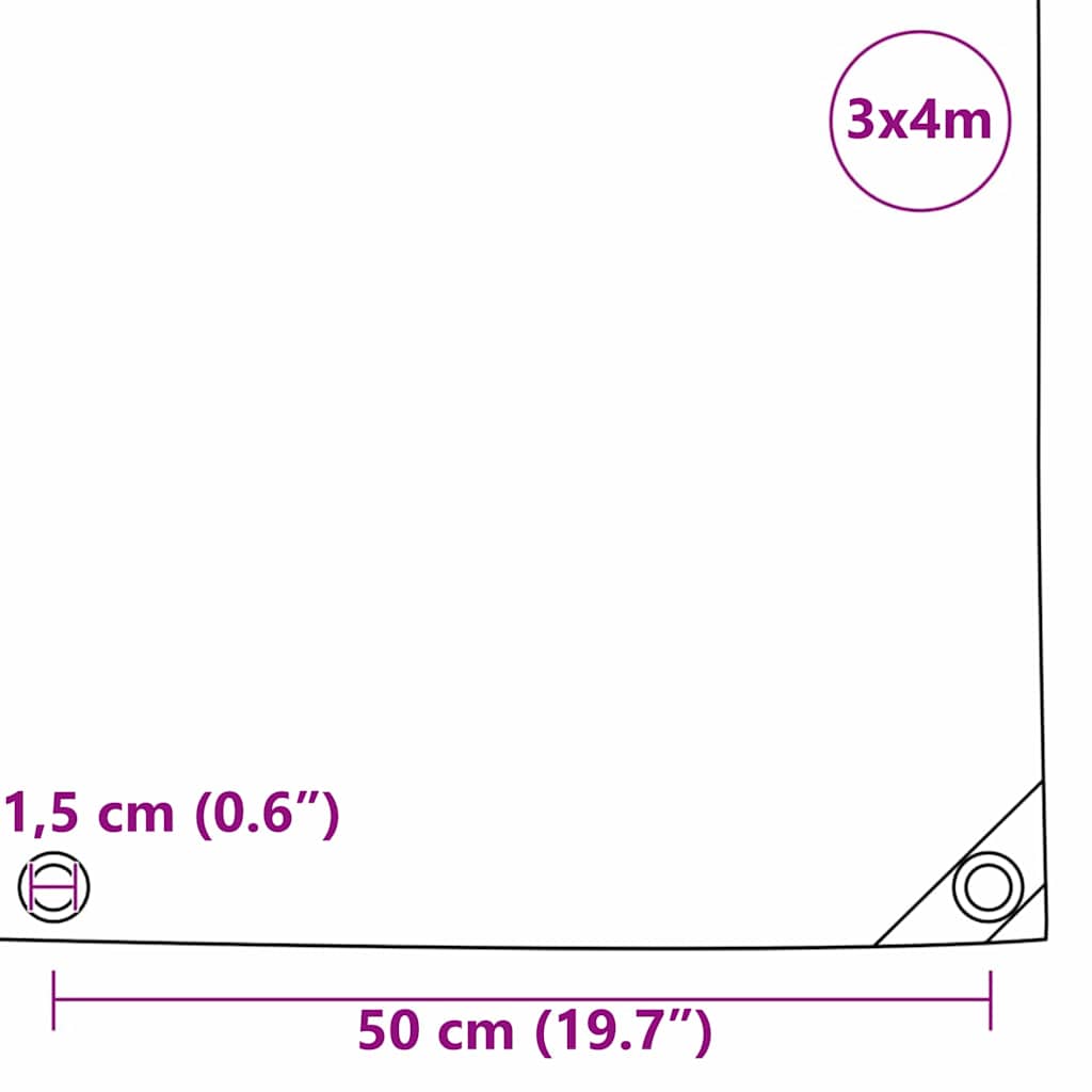 Pressu 650G / M² Beige 3 X 4 M Kangas Pvc-Pinnoitteella