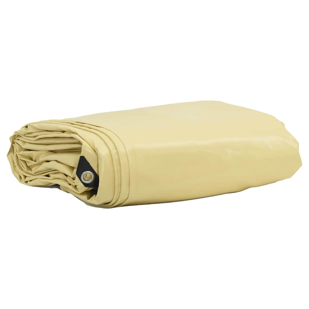 Pressu 650G / M² Beige 4 X 6 M Kangas Pvc-Pinnoitteella