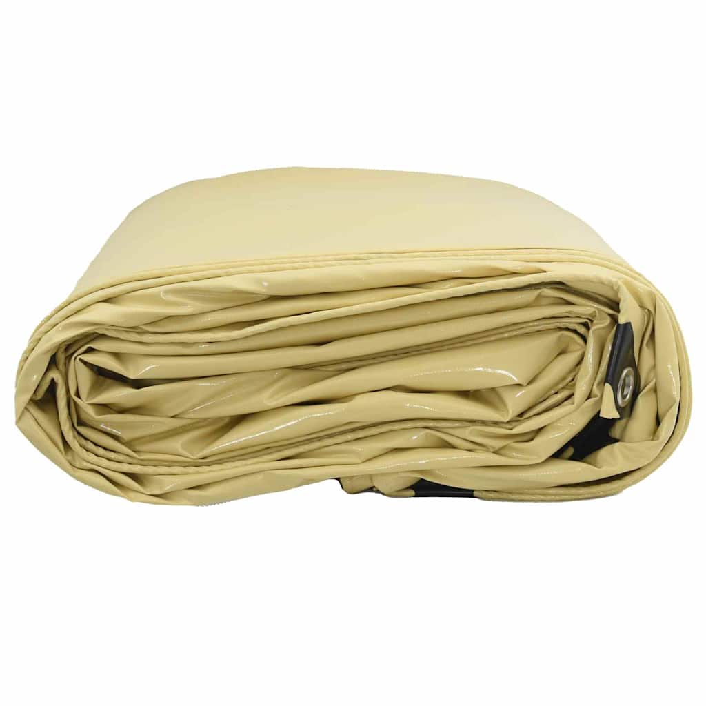 Pressu 650G / M² Beige 4 X 7 M Kangas Pvc-Pinnoitteella