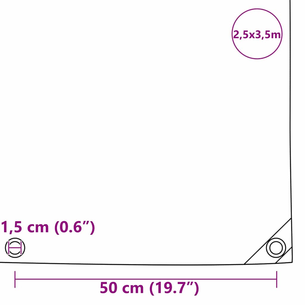 Pressu 650G / M² Beige 2,5 X 3,5 M Kangas Pvc-Pinnoitteella