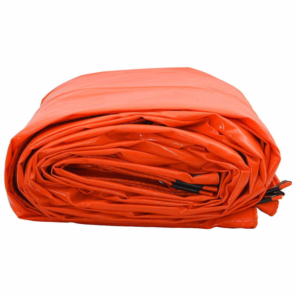 Pressu 650G / M² Oranssi 4 X 7 M Kangas Pvc-Pinnoitteella