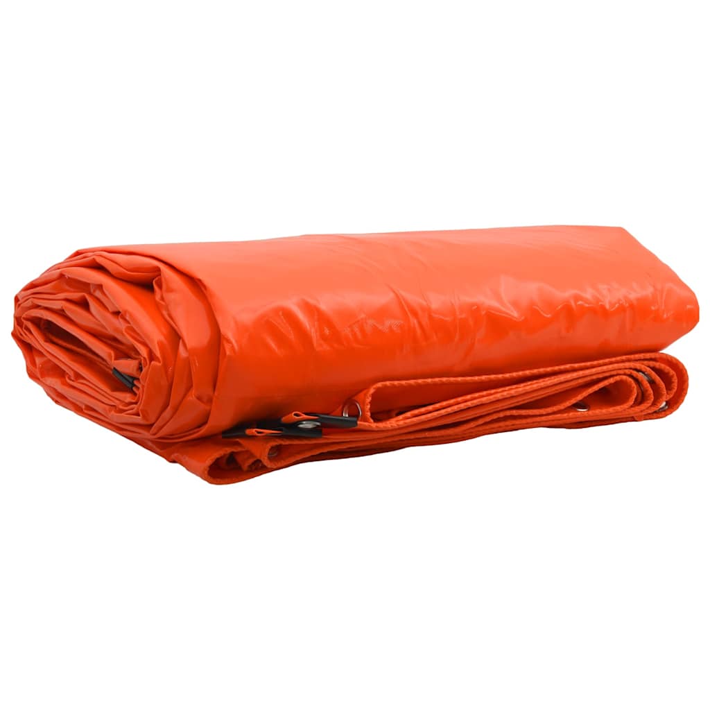Pressu 650G / M² Oranssi 2,5 X 4,5 M Kangas Pvc-Pinnoitteella