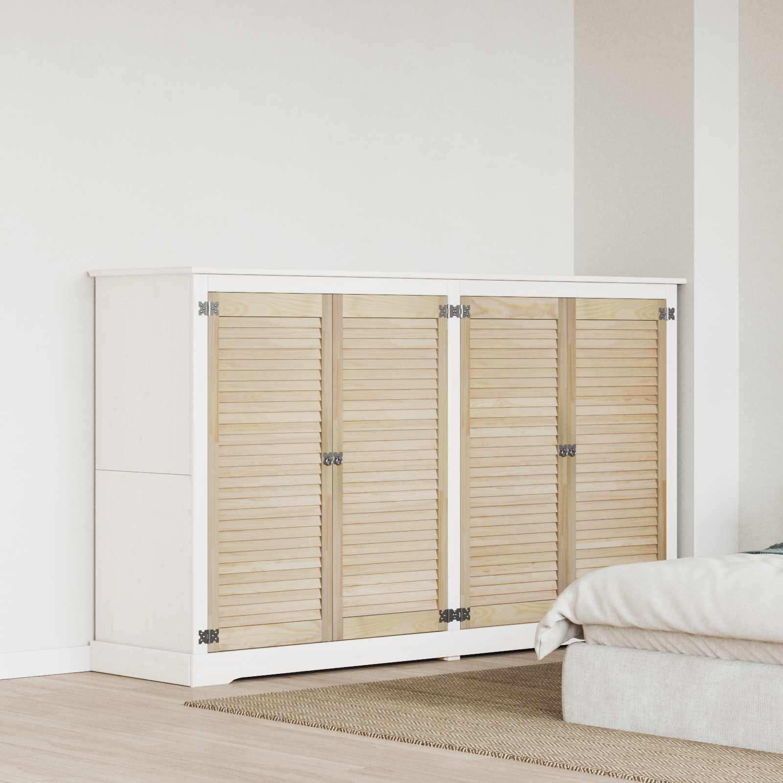 Kaapin Ovet Säleikkö Design 4 Kpl 61,5X29,5Cm Massiivipuu Mänty