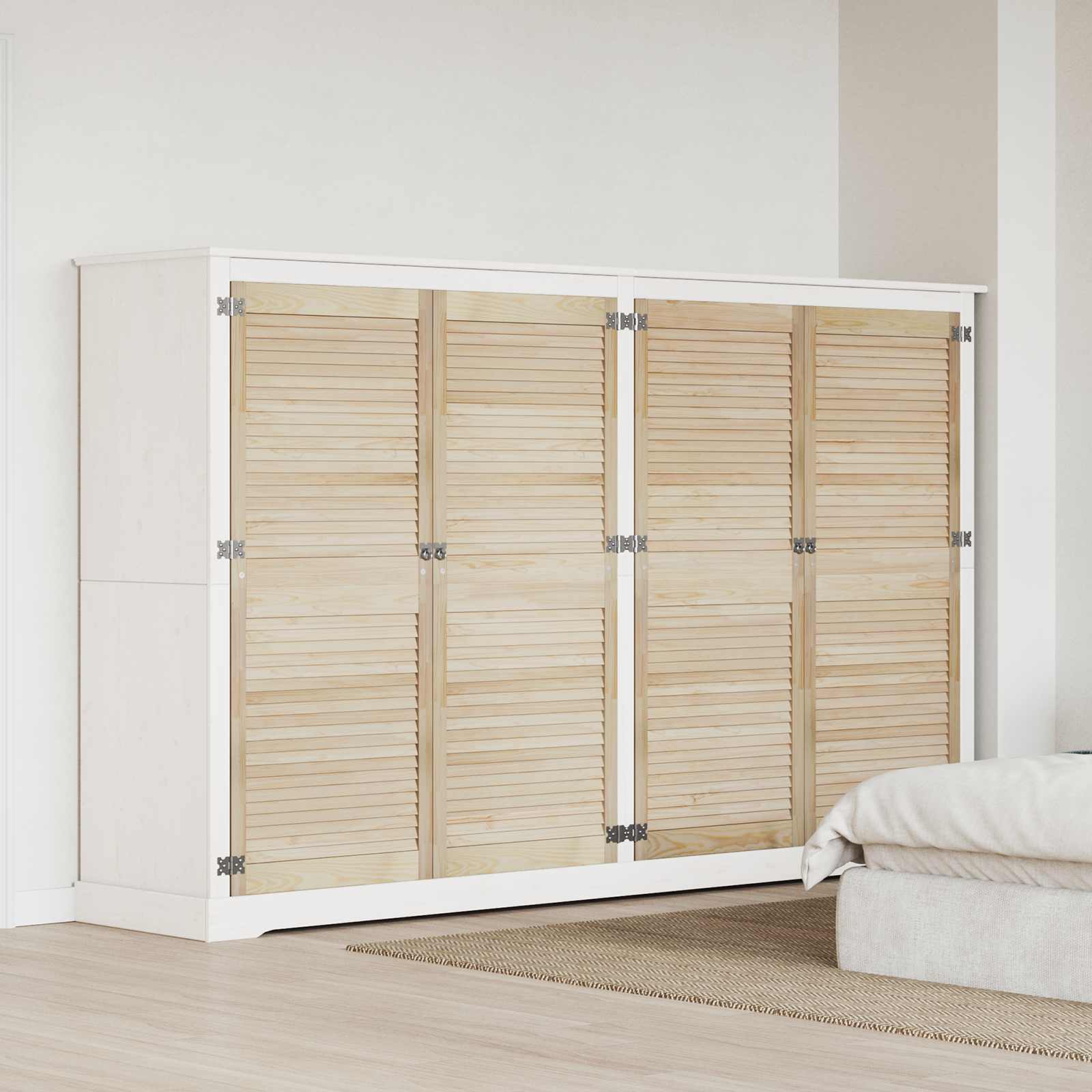 Kaapin Ovet Säleikkö Design 4 Kpl 61,5X29,5Cm Massiivipuu Mänty