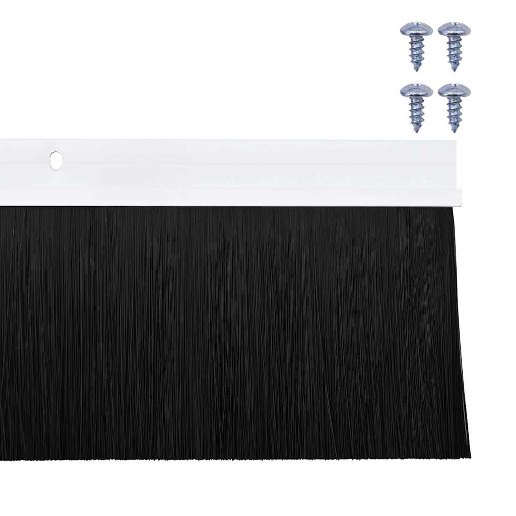 Kierteellinen Oven Harjasulku 2 Pcs Valkoinen 100 Cm