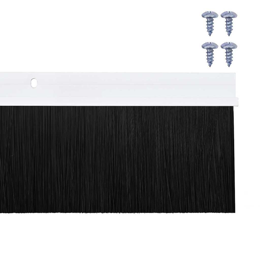 Kierteellinen Oven Harjasulku 12 Pcs Valkoinen 100 Cm