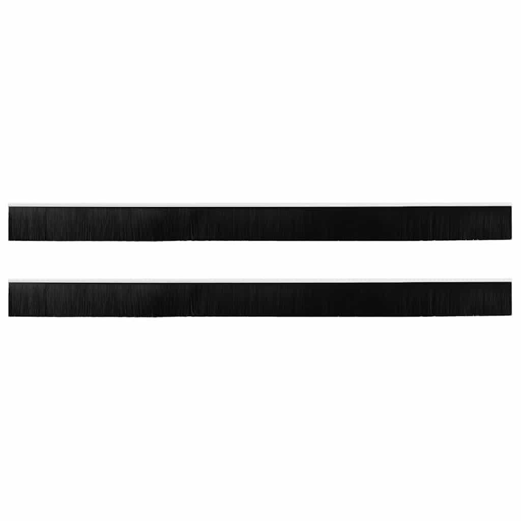 Kierteellinen Oven Harjasulku 2 Pcs Valkoinen 100 Cm