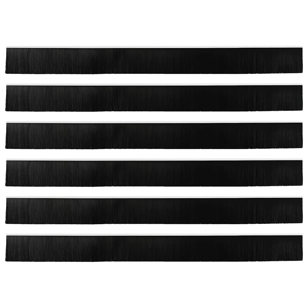 Kierteellinen Oven Harjasulku 6 Pcs Valkoinen 100 Cm