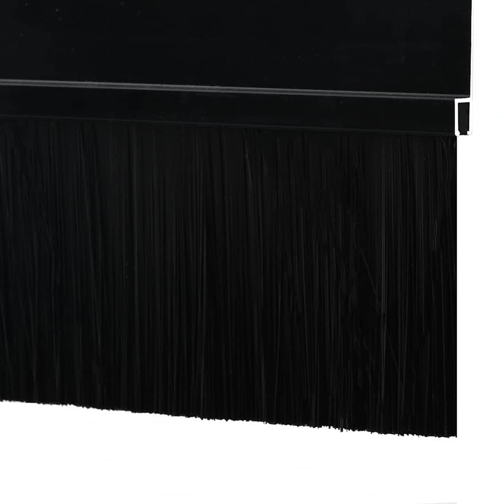 Itsekiinnittyvät Oven Harjatiivisteet 6 Pcs Musta 100 Cm
