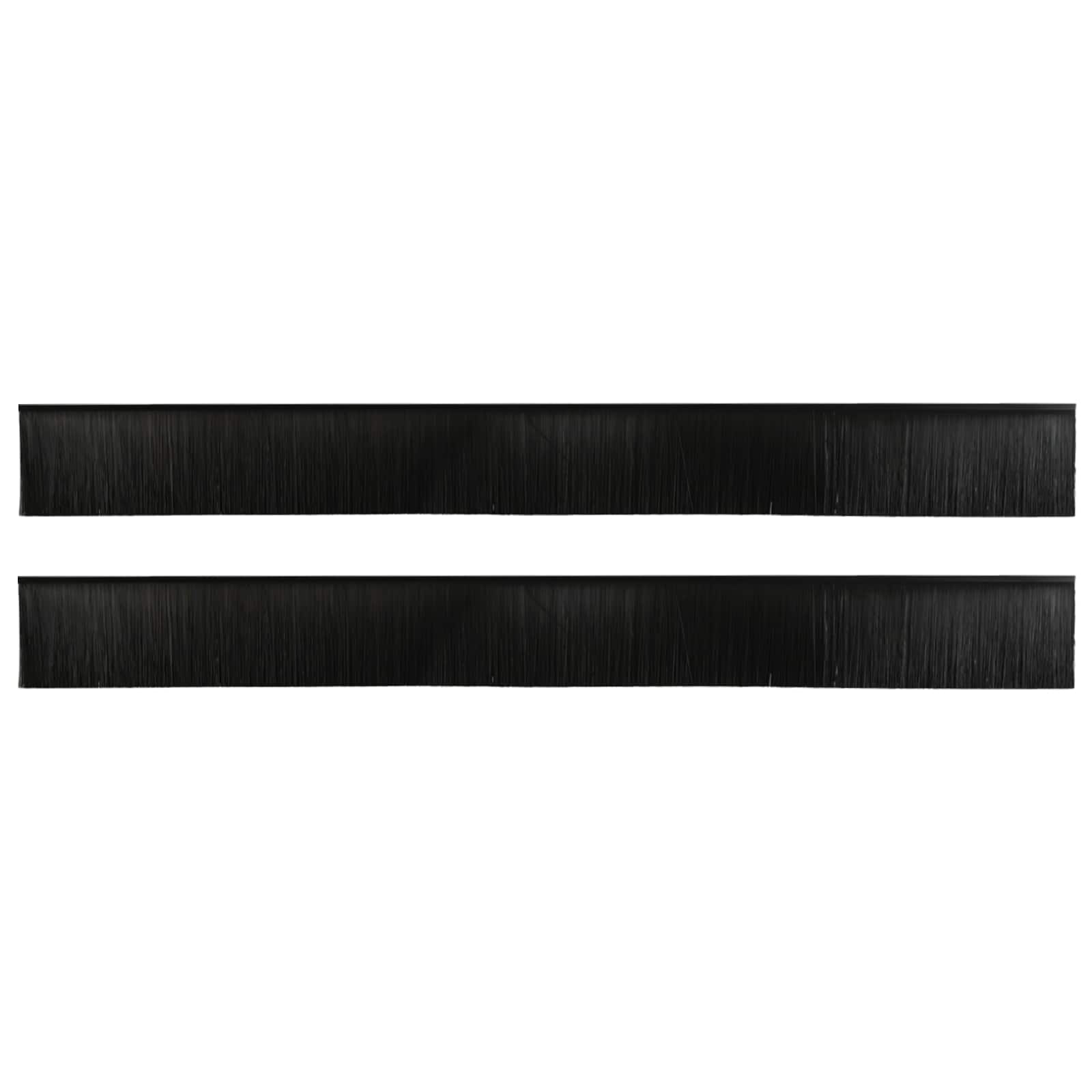 Itsekiinnittyvät Oven Harjatiivisteet 2 Pcs Musta 100 Cm
