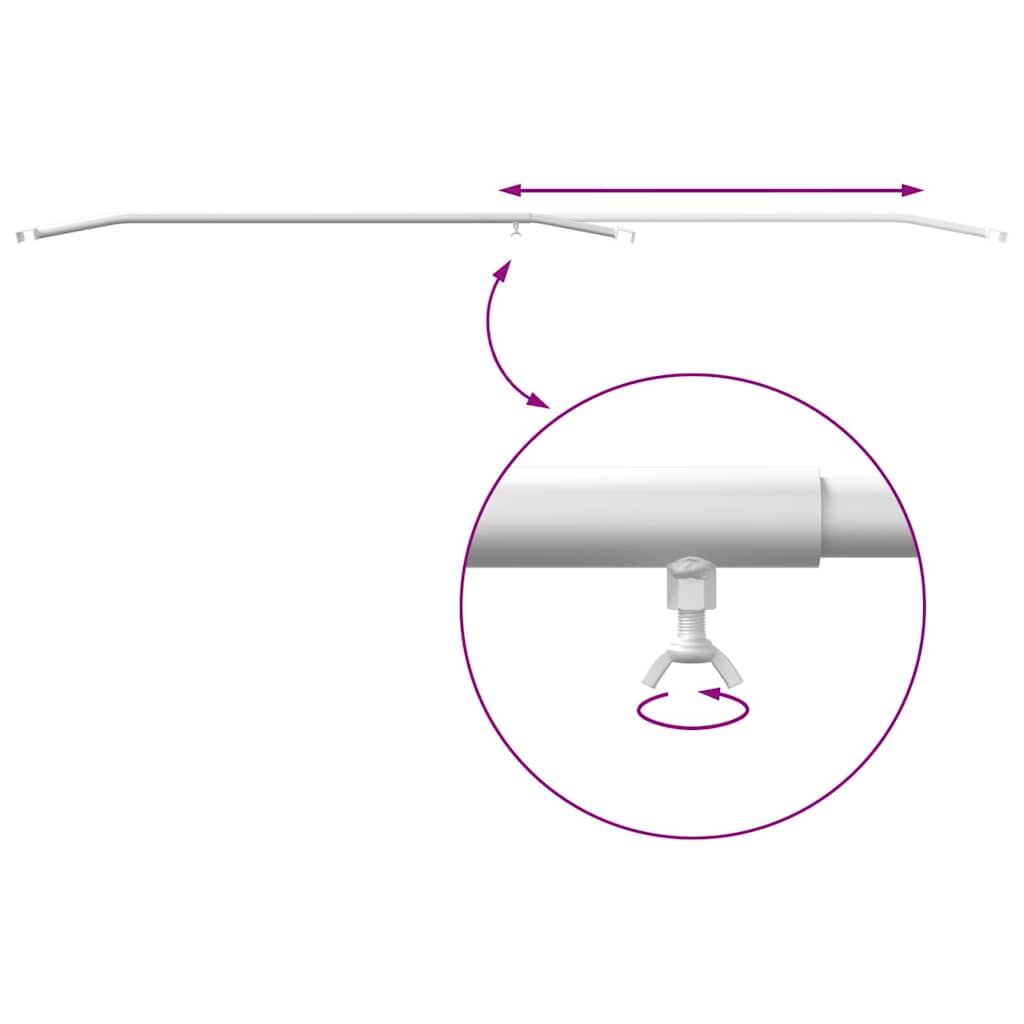 Tarvike Perävaunuille 2 Kpl Hopea 136-218 Cm Alumiini