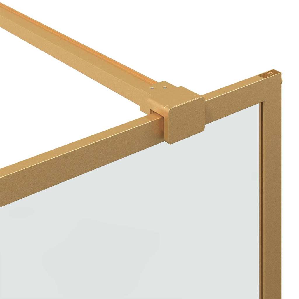 Kävelykylpyhuoneen Seinä Kulta 80 X 195 Cm Karkaistu Lasi