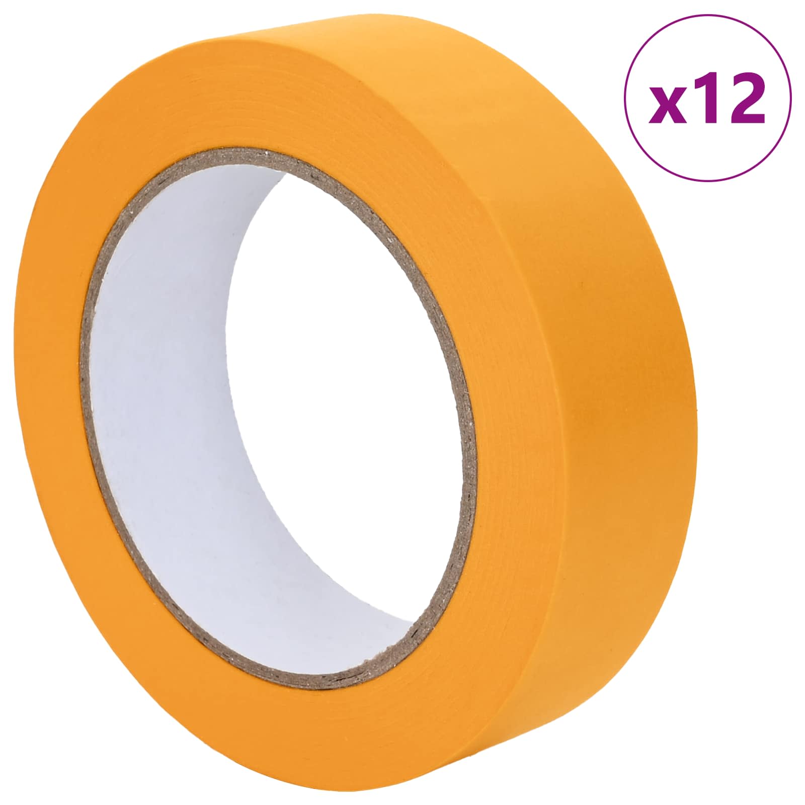 Maalaustelat 12 Pcs Keltainen 25Mm X 50M Paperi