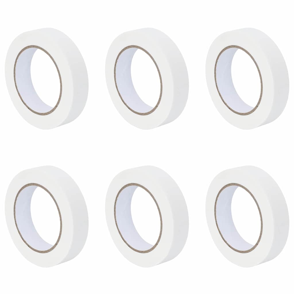 Maalaustelat 6 Pcs Valkoinen 25Mm X 50M Paperi