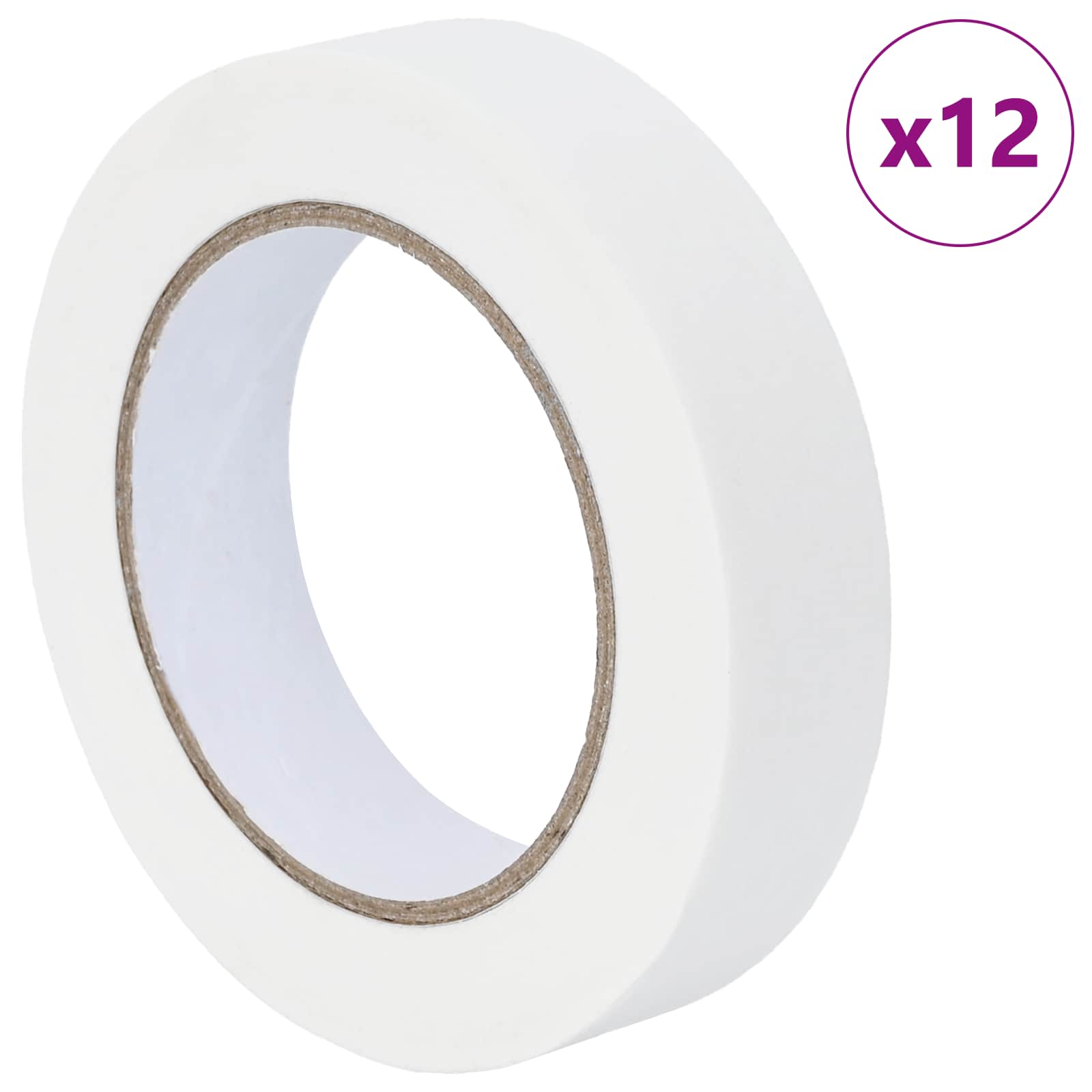 Maalaustelat 12 Pcs Valkoinen 25Mm X 50M Paperi