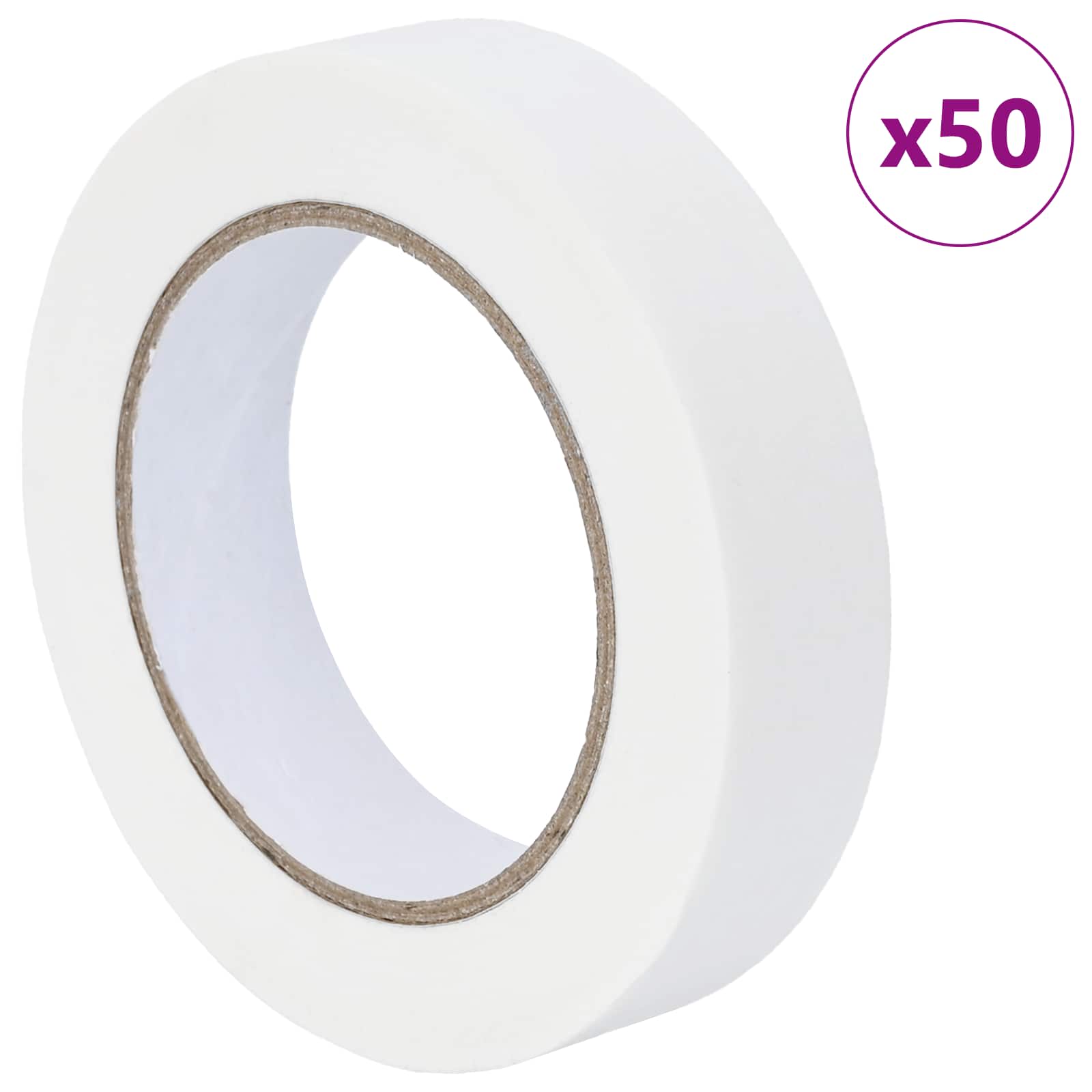 Maalaustelat 50 Pcs Valkoinen 25Mm X 50M Paperi