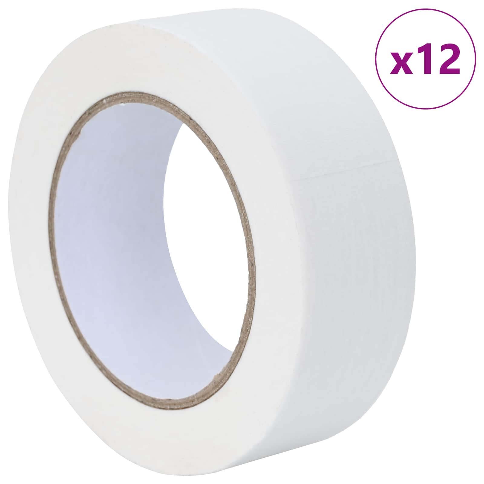 Maalaustelat 12 Pcs Valkoinen 38Mm X 50M Paperi