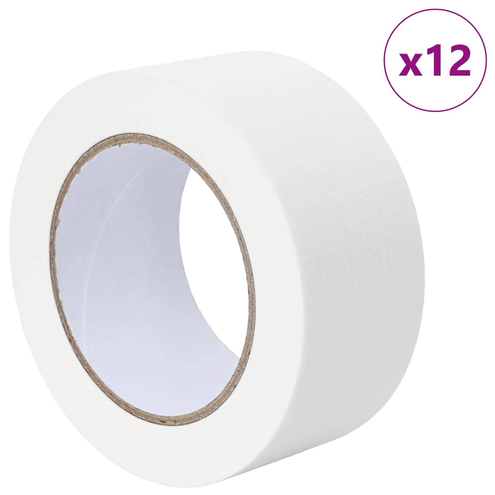 Maalaustelat 12 Pcs Valkoinen 50Mm X 50M Paperi