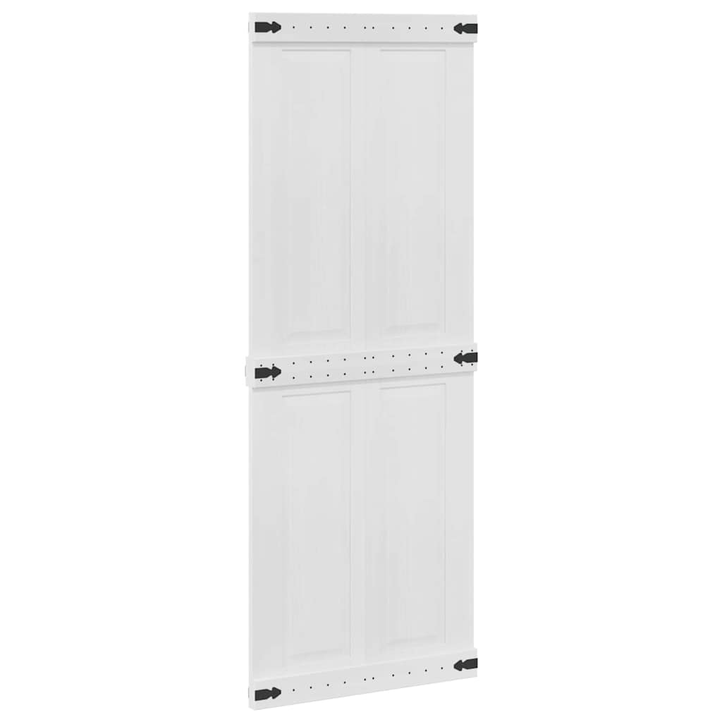Ladon Ovi Corona Valkoinen 80 X 210 Cm Täysi Mänty