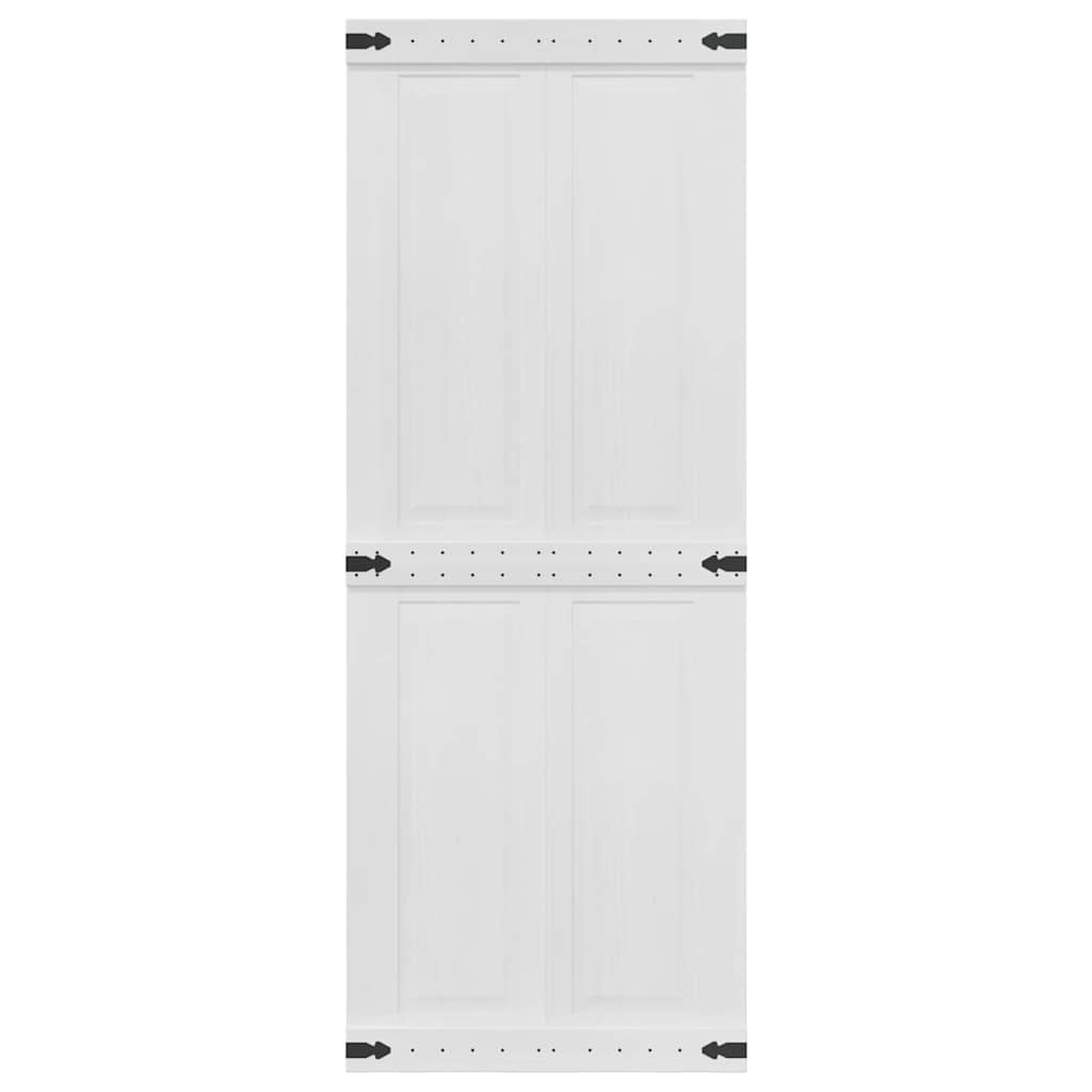 Ladon Ovi Corona Valkoinen 80 X 210 Cm Täysi Mänty