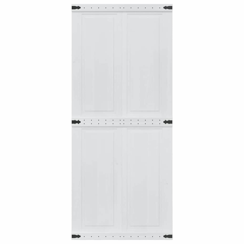 Ladon Ovi Corona Valkoinen 90 X 210 Cm Täysi Mänty