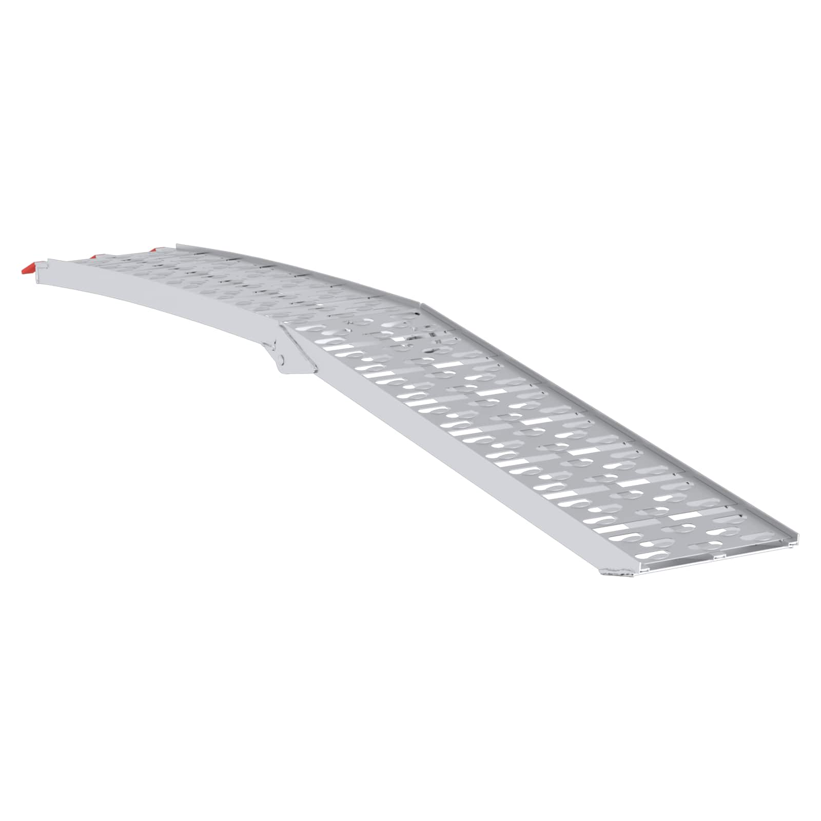 Kokoontaittuva Moottoripyöräramppu 340 Kg Per Ramp 2 Pcs Hopea