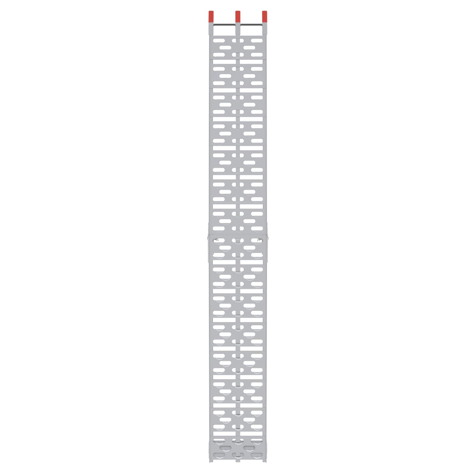 Kokoontaittuva Moottoripyöräramppu 340 Kg Per Ramp 2 Pcs Hopea