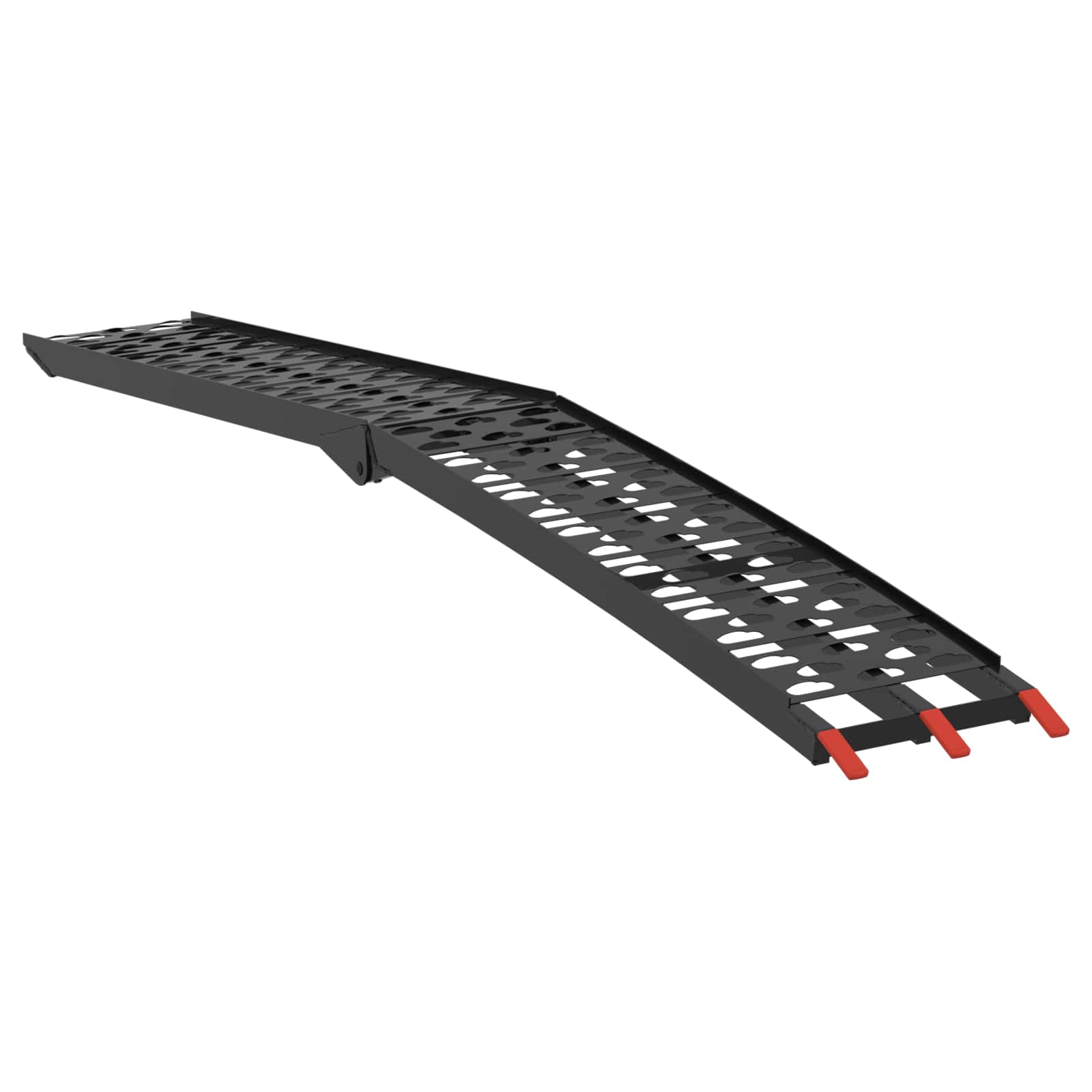 Kokoontaittuva Moottoripyöräramppu 340 Kg Per Ramp 2 Pcs Musta