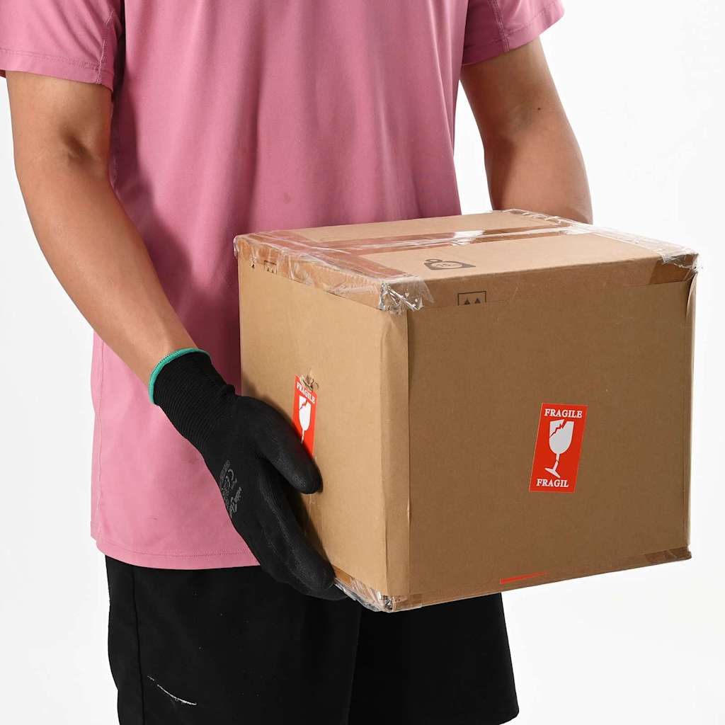 Työhanskat 24 Pcs Musta 8 / M Polyesteri