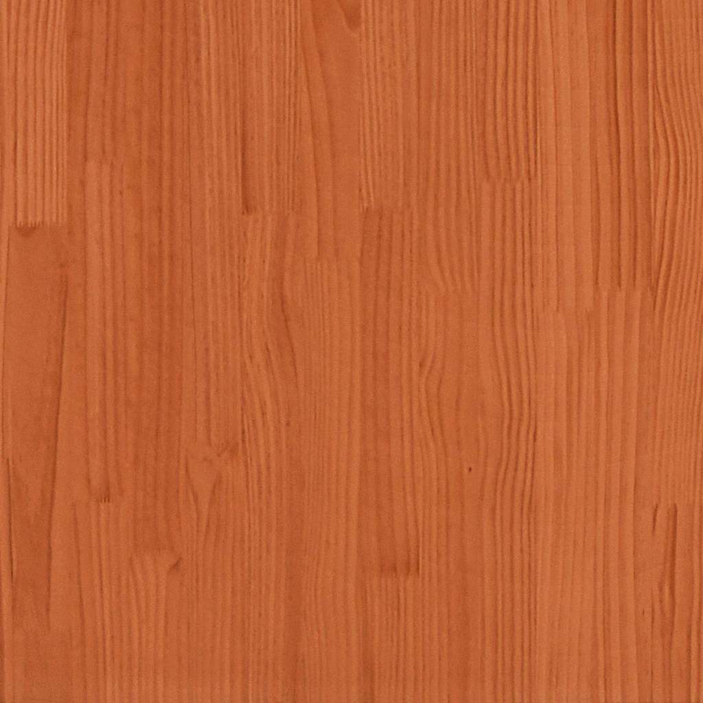 Työpöytä Vaha Ruskea 181.5 X 50 X 80 Cm Massiivinen Mänty