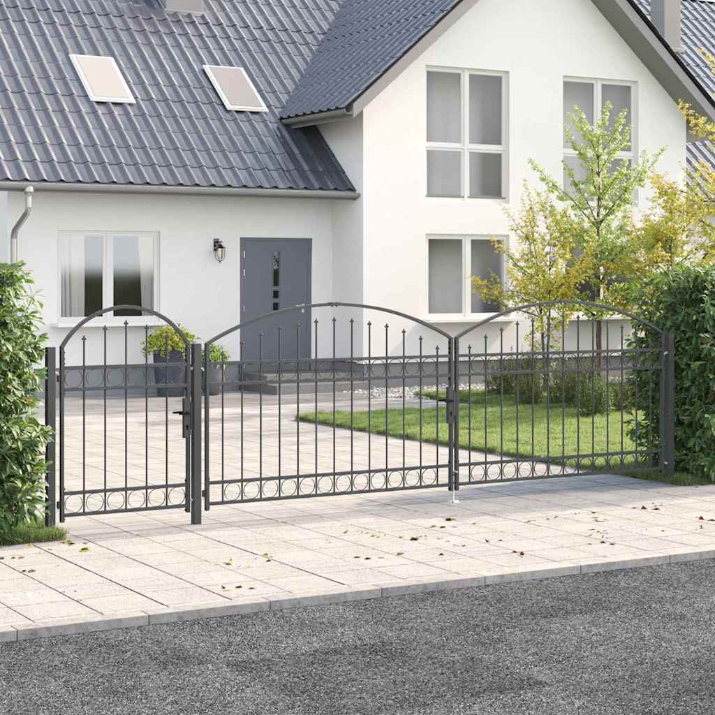 Puutarha-Aitaportti Kaarevalla Yläsirkkelillä Assen Harmaa