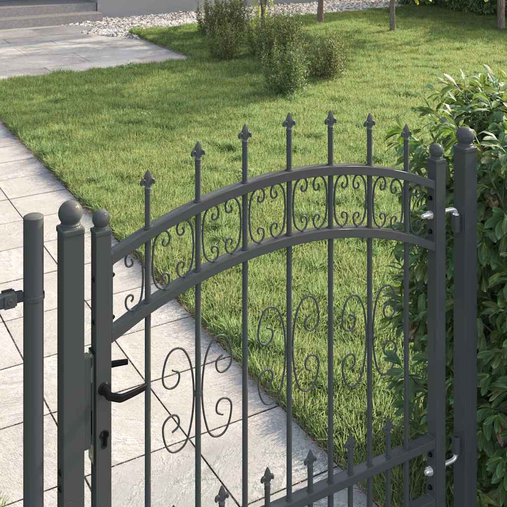 Aitaovi Kärkiyksiköllä Kampen 103 X 100 Cm Teräs Harmaa