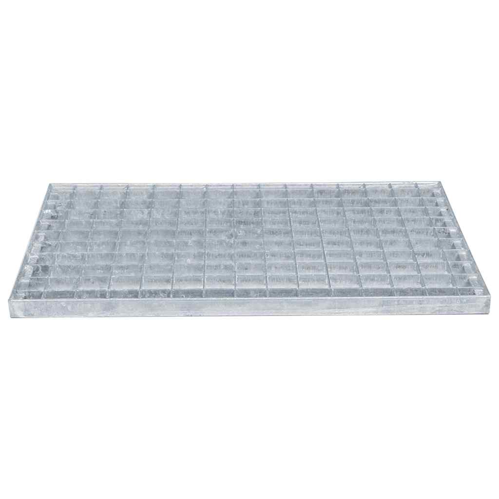 Ritilä Hopea 50 X 35 X 2 Cm Kuuma-Dipatut Galvanisoitu Teräs