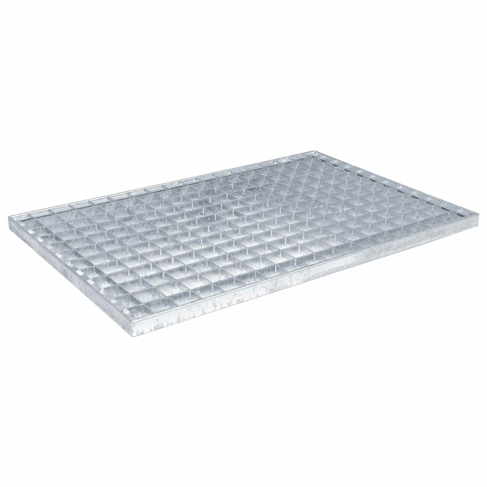 Ritilä Hopea 60 X 40 X 2 Cm Kuuma-Dipatut Galvanisoitu Teräs