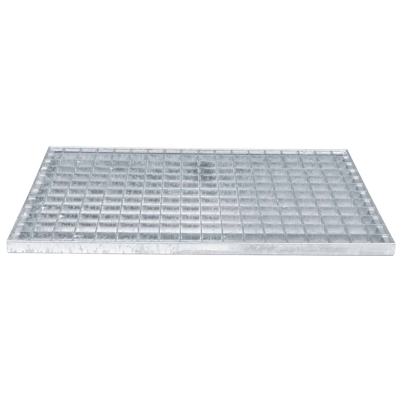 Ritilä Hopea 60 X 40 X 2 Cm Kuuma-Dipatut Galvanisoitu Teräs