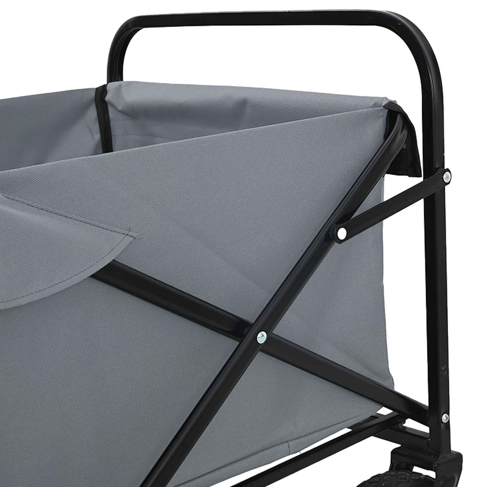 Kokkolettava Käsitroletti Harmaa 94 X 53 X 99 Cm Oxford-Kangas