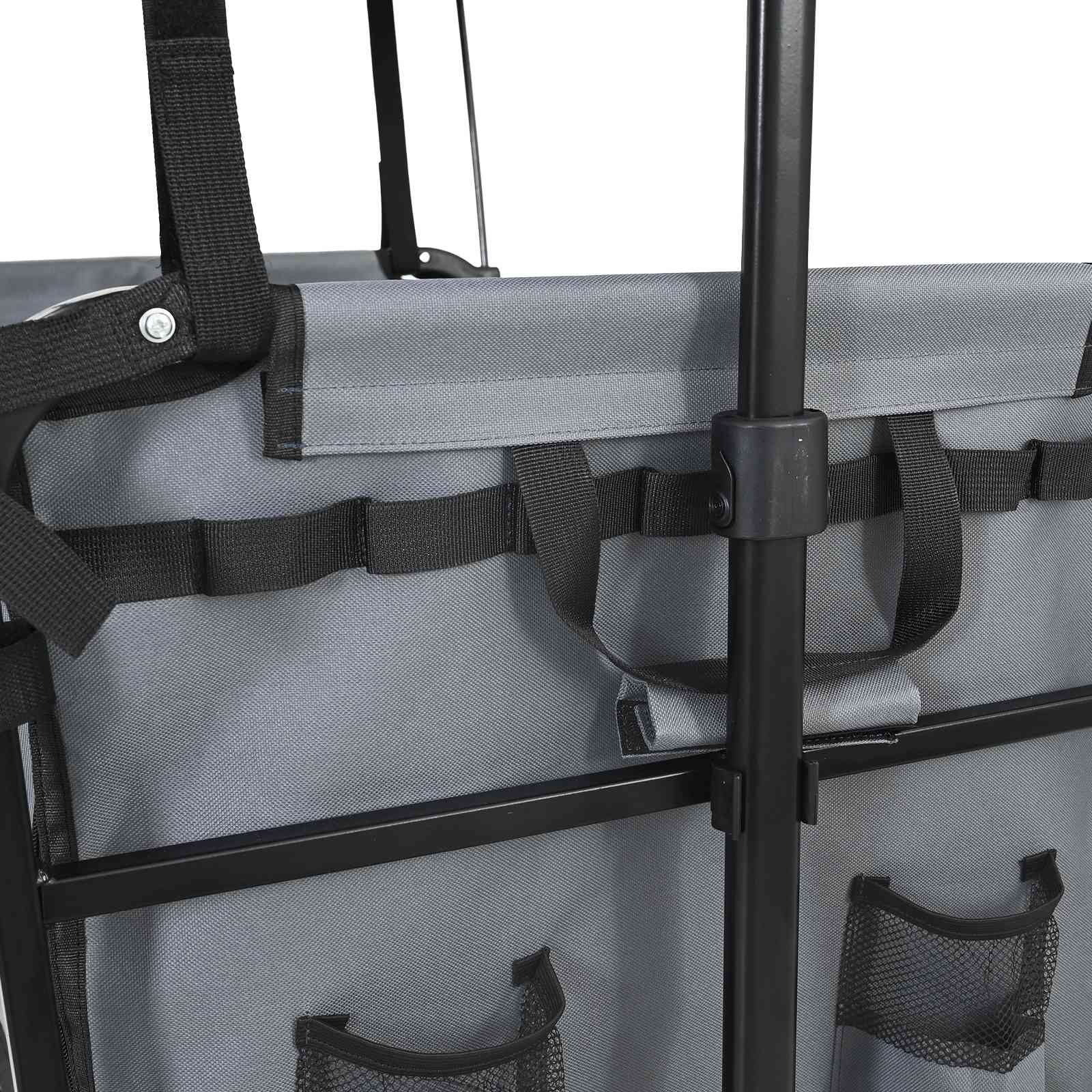 Kokkolettava Käsitroletti Harmaa 105 X 56,5 X 116 Cm