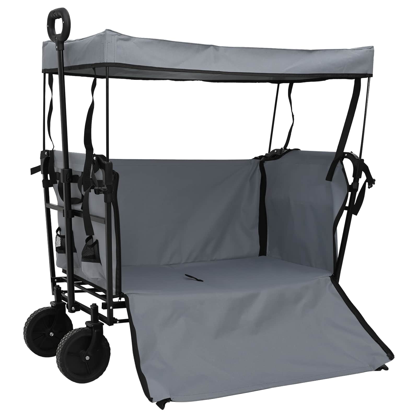Kokkolettava Käsitroletti Harmaa 105 X 56,5 X 116 Cm