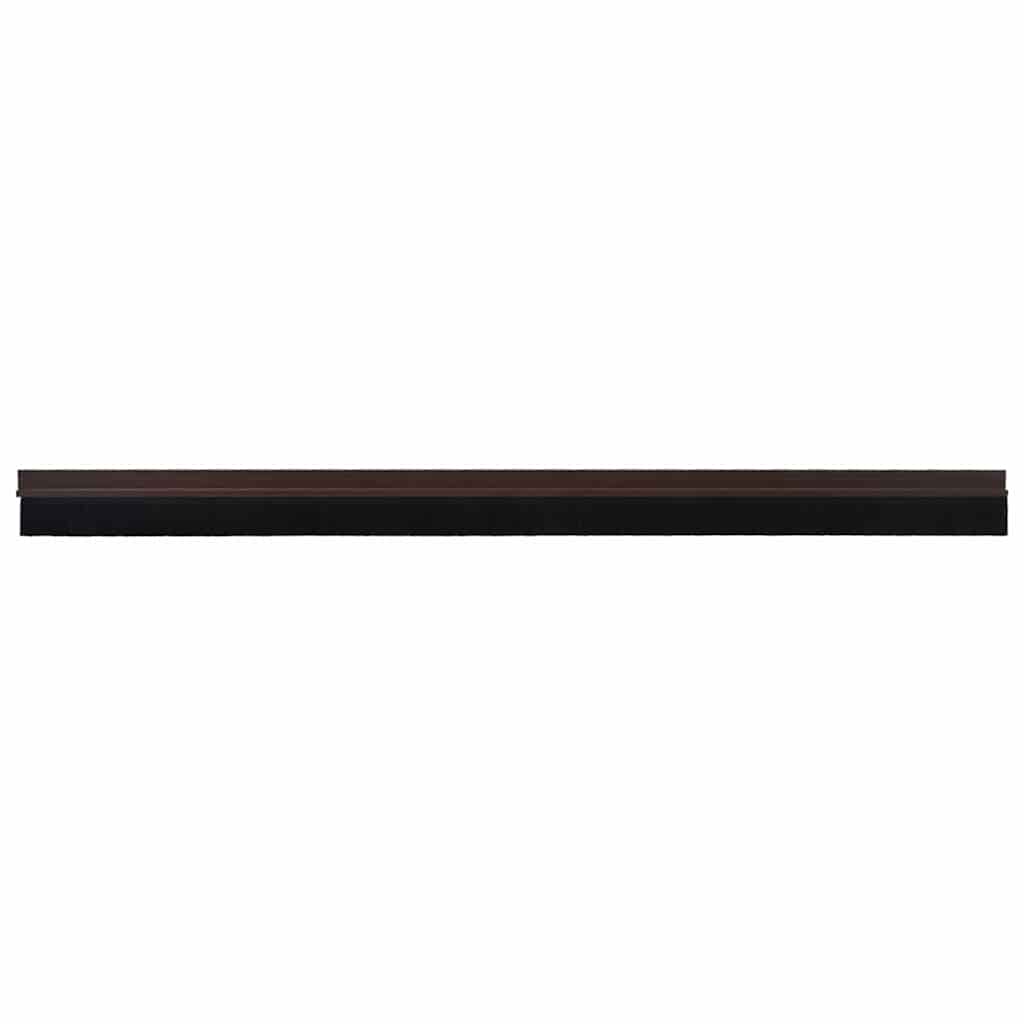 Itsekiinnittyvät Oven Harjatiivisteet 2 Pcs Ruskea 100 Cm