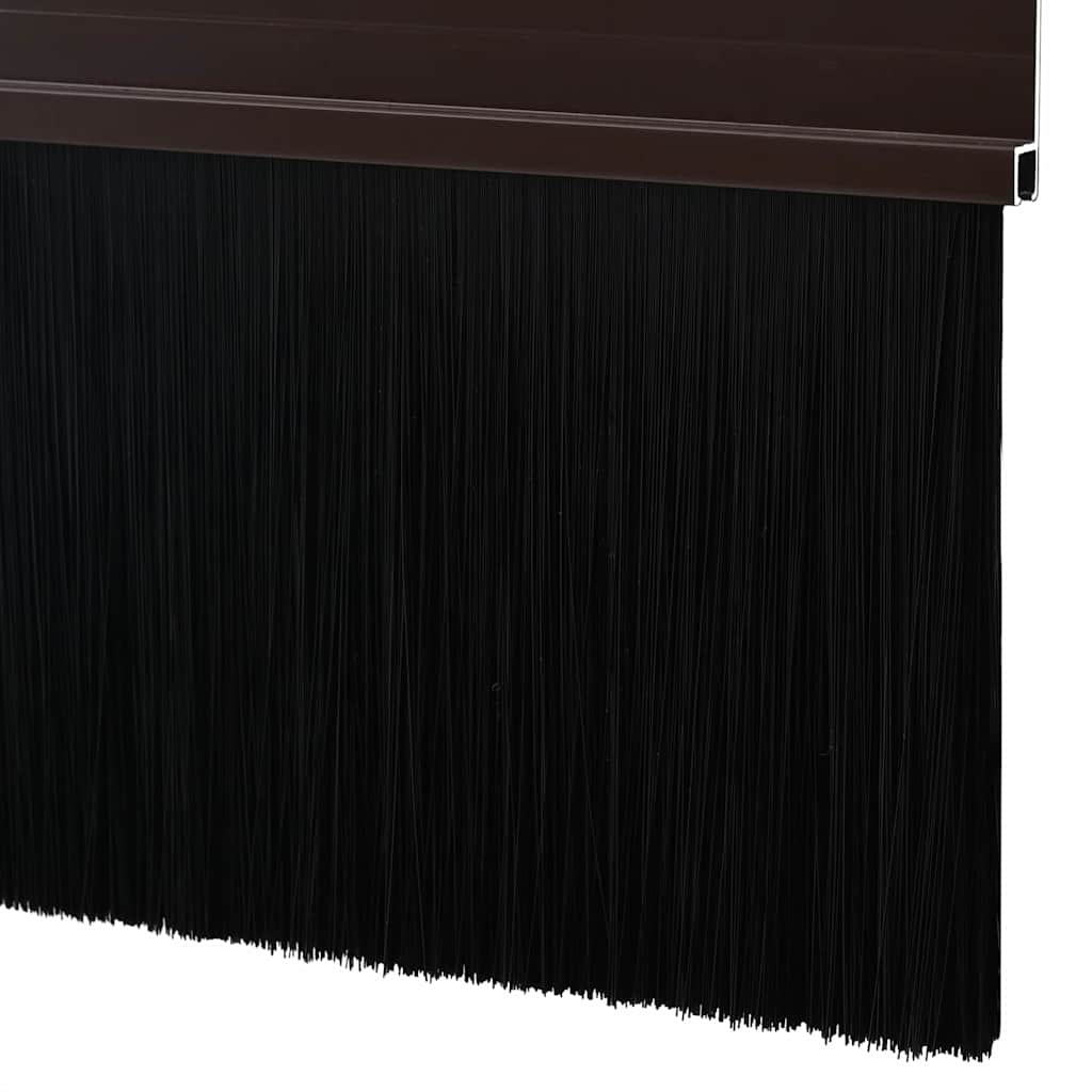 Itsekiinnittyvät Oven Harjatiivisteet 6 Pcs Ruskea 100 Cm