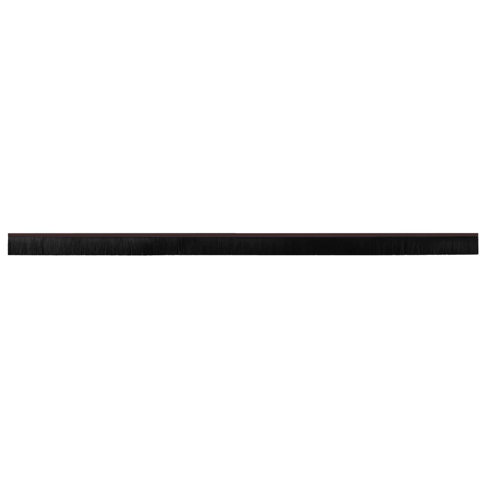 Itsekiinnittyvät Oven Harjatiivisteet 2 Pcs Ruskea 100 Cm