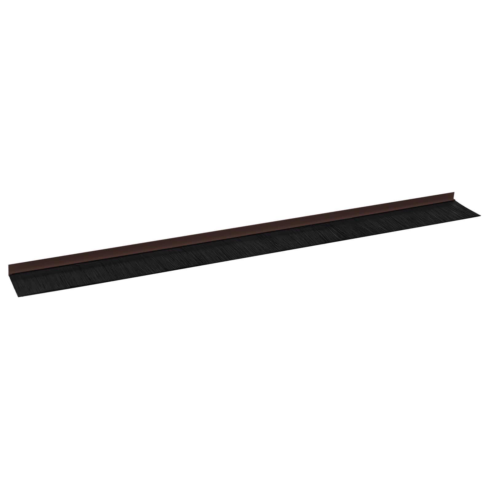 Itsekiinnittyvät Oven Harjatiivisteet 2 Pcs Ruskea 100 Cm