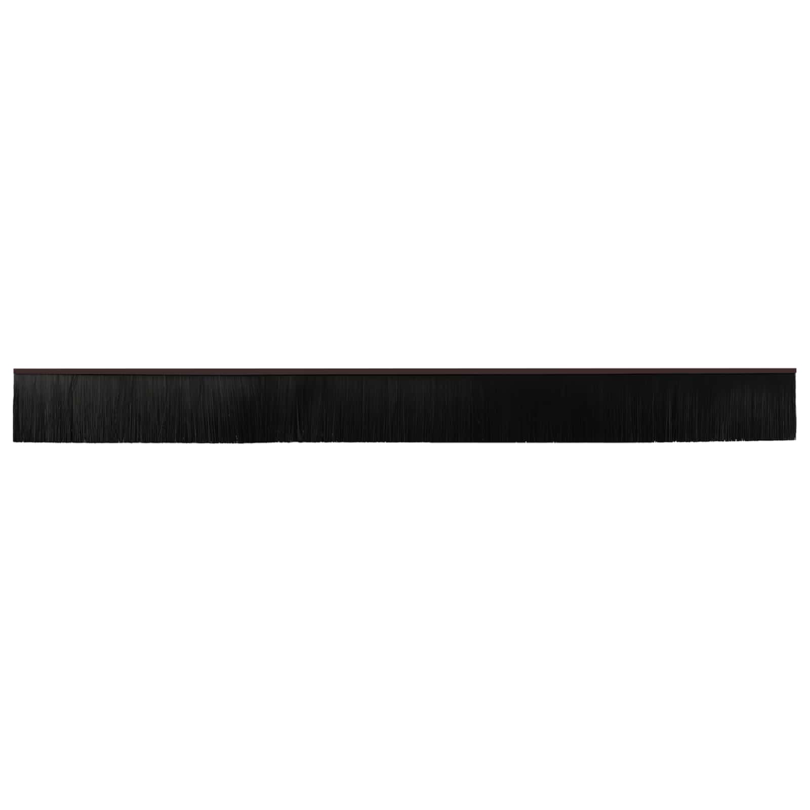 Itsekiinnittyvät Oven Harjatiivisteet 2 Pcs Ruskea 100 Cm