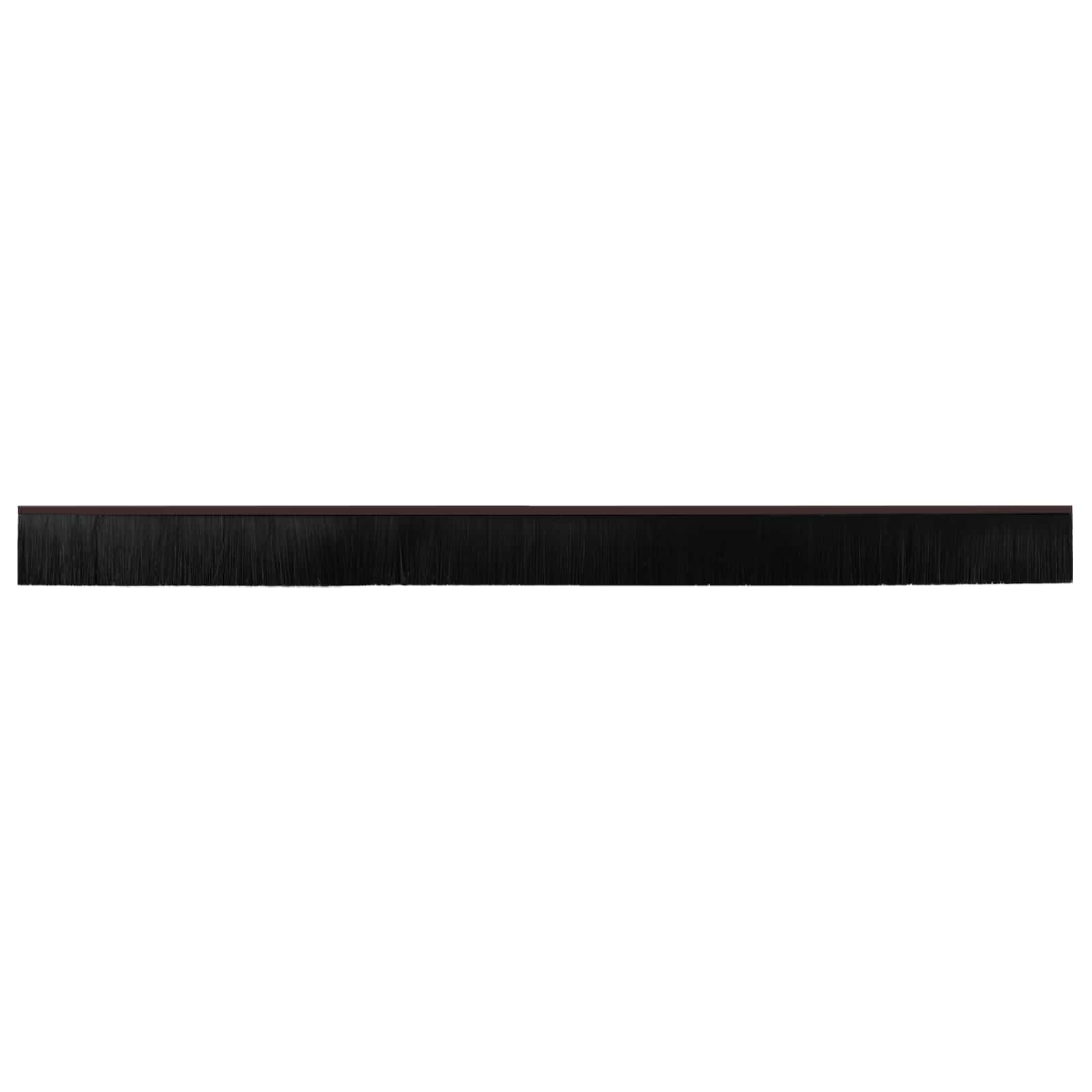 Itsekiinnittyvät Oven Harjatiivisteet 12 Pcs Ruskea 100 Cm