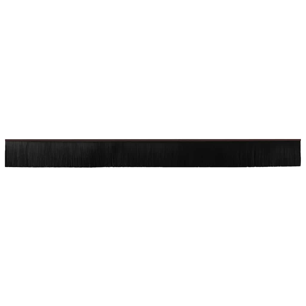Kierteellinen Oven Harjasulku 12 Pcs Ruskea 100 Cm Alumiiniseos